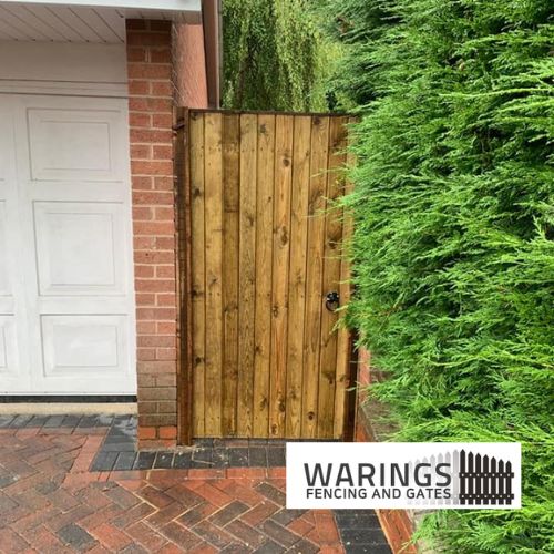 Front of garden gate